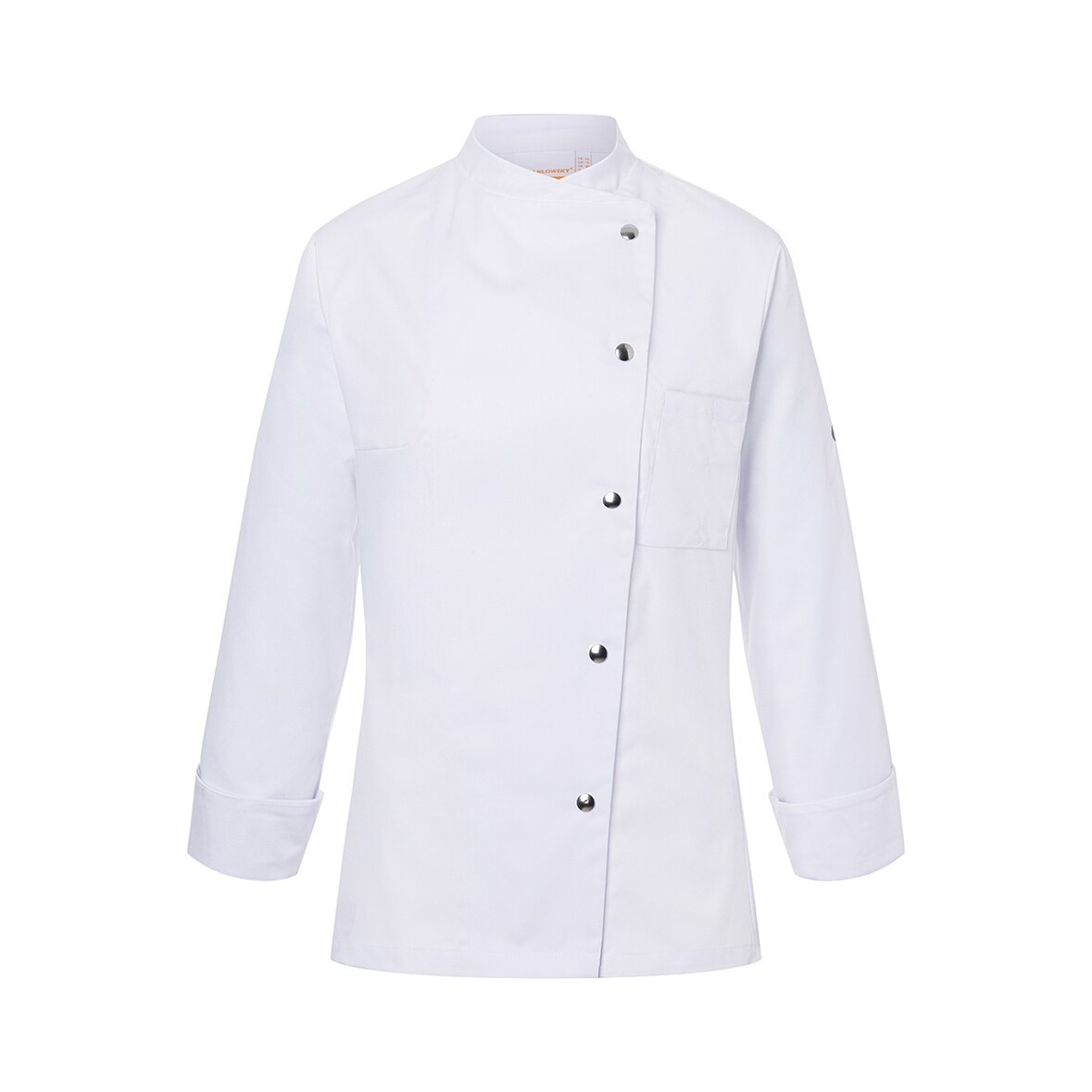 KARLOWSKY Veste de cuisine femme, manches longues, avec boutons, BLANC , 38