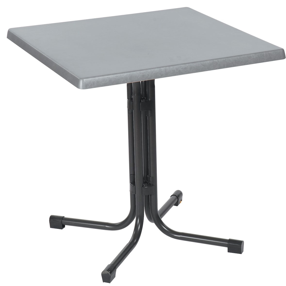 acamp Tisch piazza 80x80cm anthrazit/inox