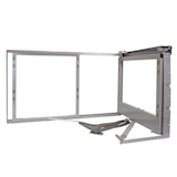 thumbnail of KuKoo ausziehbarer Edelstahl-Eckschrank 90-100cm rechte Seite