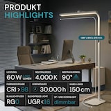 thumbnail of LUXULA LED Stehleuchte LX700137 60 W 4000 K neutralweiß weiß