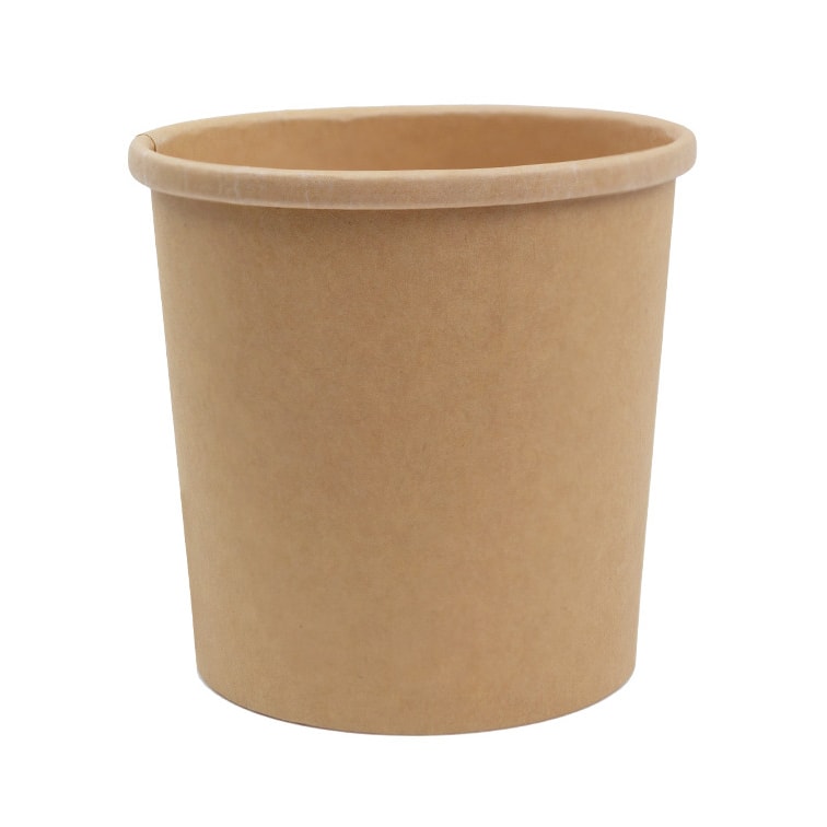 MONOUSO - Terrina de cartão Kraft-Kraft de 16Oz/450ml Ø10,0cm (500 Uds)