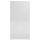 thumbnail of ClassiX Schließfachschrank, 3 Abteile à 3 Fächer, 1800 x 870 x 500 mm, lichtgrau