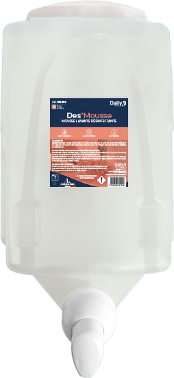 Nachfüllpackung Desinfektionsseife schäumend 1000ml - x 6 - Daily K... Daily K