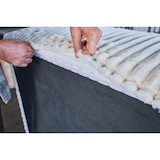 thumbnail of KAWOLA Hocker WIOLO SOFT Sitzelement für Modulsofa Weicher Breitcord cremeweiß