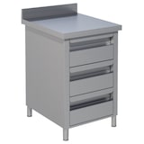 thumbnail of Schubladenschrank 3 Schubladen BxT 50x70cm mit Aufkantung