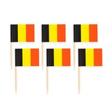 thumbnail of Belgien Party Deko Set 96 tlg. Partyset Partydeko schwarz rot gold Fussball EM WM