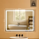 thumbnail of Miroir de salle de bain Jaffrey 60x80 cm