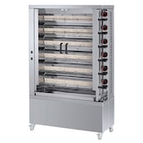 thumbnail of Rotissoire a poulets gaz 6 broches = 30/36 poulets - 1100x450x1760 mm - 42 Kw + 85 W 230/1V - 53300063 Eurast