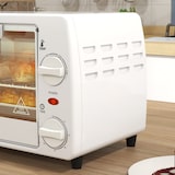 thumbnail of HOMCOM Horno Eléctrico Sobremesa 10L  750W Horno Eléctrico Pequeño Temperatura 230 ℃ y Temporizador 36,5x26x22 cm Blanco