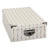 thumbnail of Lot de 6 Boîtes de rangement coins en métal déco Ballet doré