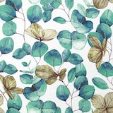 thumbnail of Home Fashion, Eucalyptus Leaves, Cocktail-Servietten aufgefaltetes Maß 25 cm x 25 cm, im Viertelfalz, 20 Stück pro Pack