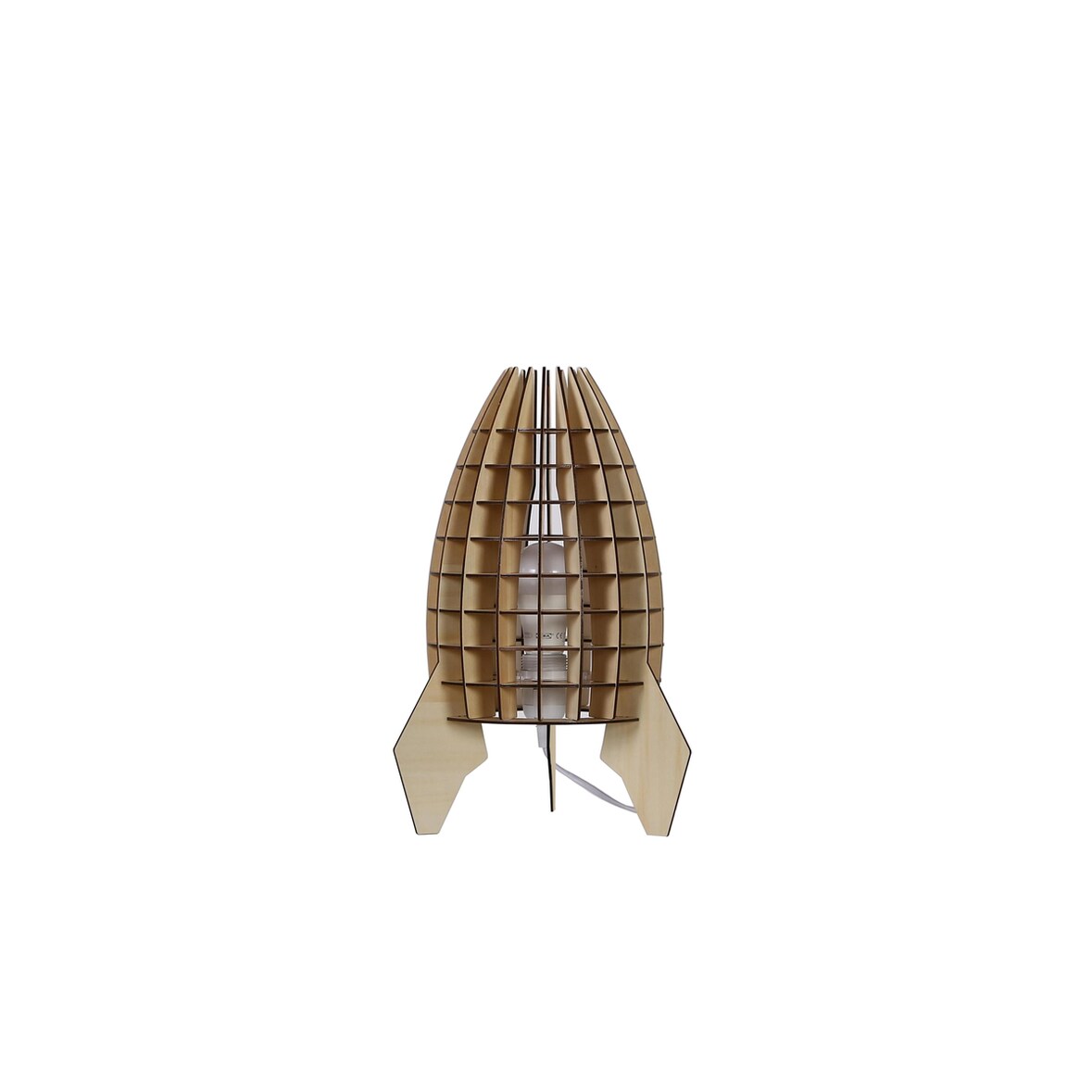 Tischlampe Janeen Holz