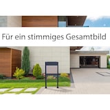 thumbnail of Pakketdoos met standaard HWC-K41, pakketdoos, pakketstation, staande brievenbus, metaal ~ gegalvaniseerd antraciet-houtlook