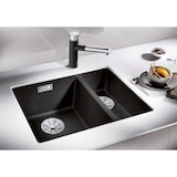 thumbnail of BLANCO SUBLINE 340/160-U Unterbauspüle SILGRANIT Weiß Hauptbecken links Stopfen