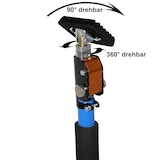 thumbnail of Sperrstange Klemmbalken Ladungssicherung 101-175cm Stahl 60 kg verstellbar S2 2x
