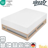 thumbnail of Doppelpack Sleezzz® Basic Stretchmolton Spannbettlaken 160/190 - 190/210 cm