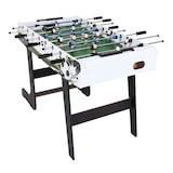 thumbnail of Tischkicker London, Kicker Kickertisch Tischfussball, klappbar 84x121x105 ~ weiß/grün Fußballmotiv