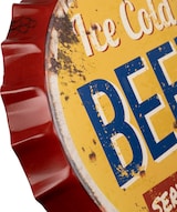 thumbnail of Deko Blechschild Kronkorken Ice Cold Beer Served here gelb