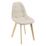 thumbnail of Helloshop26 - Lot de 2 chaises de salle à manger 86 x 53 x 47 cm beige 03_0006733