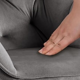 thumbnail of 2er Set Esszimmerstühle Cassis Samtbezug dunkelgrau/Samt