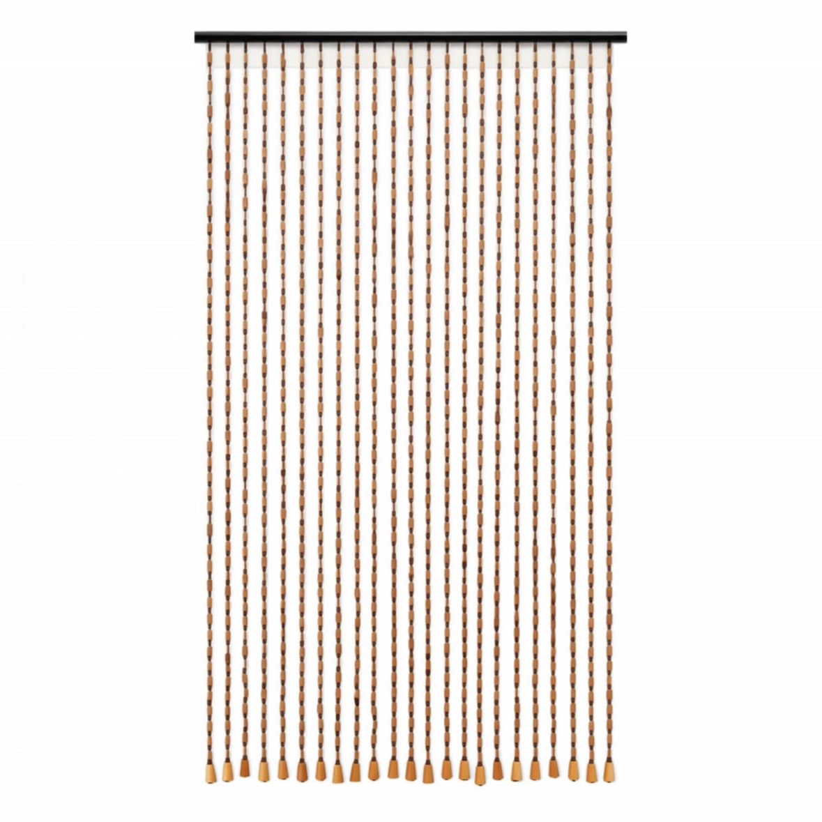 WellHome - Perlenvorhang für Türen 90x175 cm in Braun - Be Garden