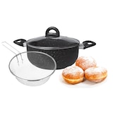 thumbnail of Frittier Topf 3 tgl. Induktion Korb Fritteuse Pfanne Pommes