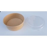 thumbnail of 100 Salatschalen to go  aus Pappe 1200ml mit  rPET  Deckel  187mm