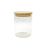 thumbnail of Boîte de conservation en verre 0,9L avec couvercle en Bambou Fackelmann Nature