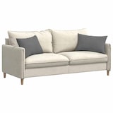 thumbnail of vidaXL Sofakissen 2 pcs Dunkelgrau 60 x 40 cm Stoff