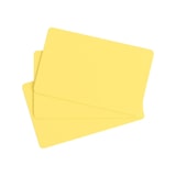 thumbnail of Carte à imprimer PVC - Brillant - Jaune (lot de 100)