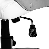 thumbnail of Silla de oficina con asiento en símil piel color Blanco. Modelo Elisabeth