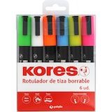thumbnail of Pack de 6 Rotuladores de Tiza Líquida Borrable RT1 Colores Surtidos KORES