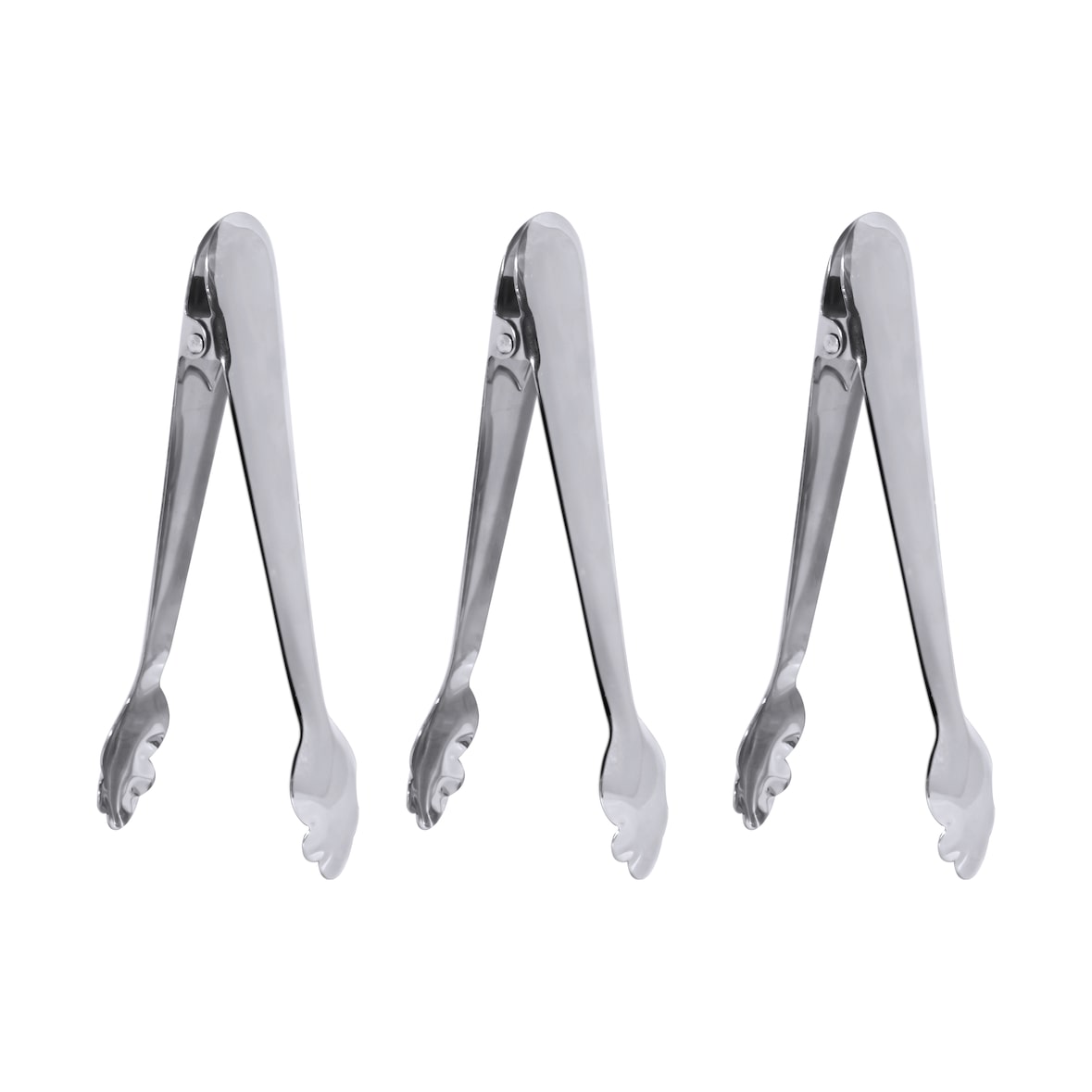 METRO PROFESSIONAL Eiszange, Edelstahl, 18 cm, silber, 3 Stück