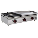 thumbnail of EURAST - Grelhador frytop cd 15 mm a gás lisa de bancada com 1 queimador - 1205x450x280 mm - 14,8 Kw - 44446P02
