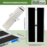 thumbnail of TRUTZHOLM Rollstuhlrampe 213 cm Traglast 272 kg Alu klappbar Antirutsch beschichtet Schwellenrampe