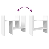 thumbnail of Organisateur De Bureau Blanc 34,5x15,5x35,5cm Bois D Ingénierie