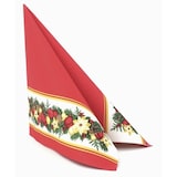 thumbnail of Airlaid Serviette Girlande Weihnachten in Rot, 40 x 40 cm, 50 Stück - APARTina