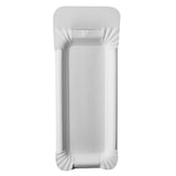 thumbnail of PAPSTAR 1000 Teller, Pappe "pure" eckig 8 cm x 21 cm weiss mit Anfasser