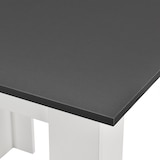 thumbnail of Helloshop26 - Quadratischer Tisch für 4 Personen Esszimmer Küche Wohnzimmer 80 cm weiß/grau 03_0006233