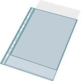 thumbnail of Exacompta 5910E 10x Packung mit 10 Prospekthüllen glatt und gelocht aus PP 90µ, DIN A4 - Kristall
