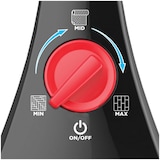 thumbnail of Vileda 168917 Steam PLUS Dampfreiniger mit 2x Mikrofaserbezug, entfernt bis zu 99,9% Bakterien, ohne Chemie, 3 Dampfeinstellungen, Schwarz/Rot