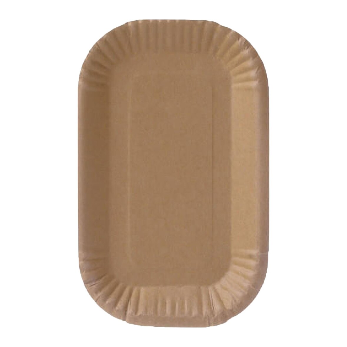 100x BIO Pappschalen 'Green by Nature' braun  15 x 23 x 2 cm