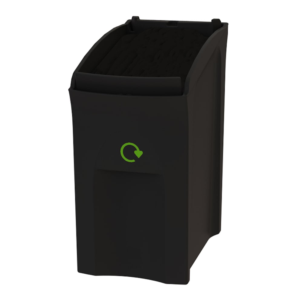 PROREGAL Wertstoffsammler Envirobin | 55 Liter, HxBxT 61,5x30,5x54cm | Polyetylen | Schwarz