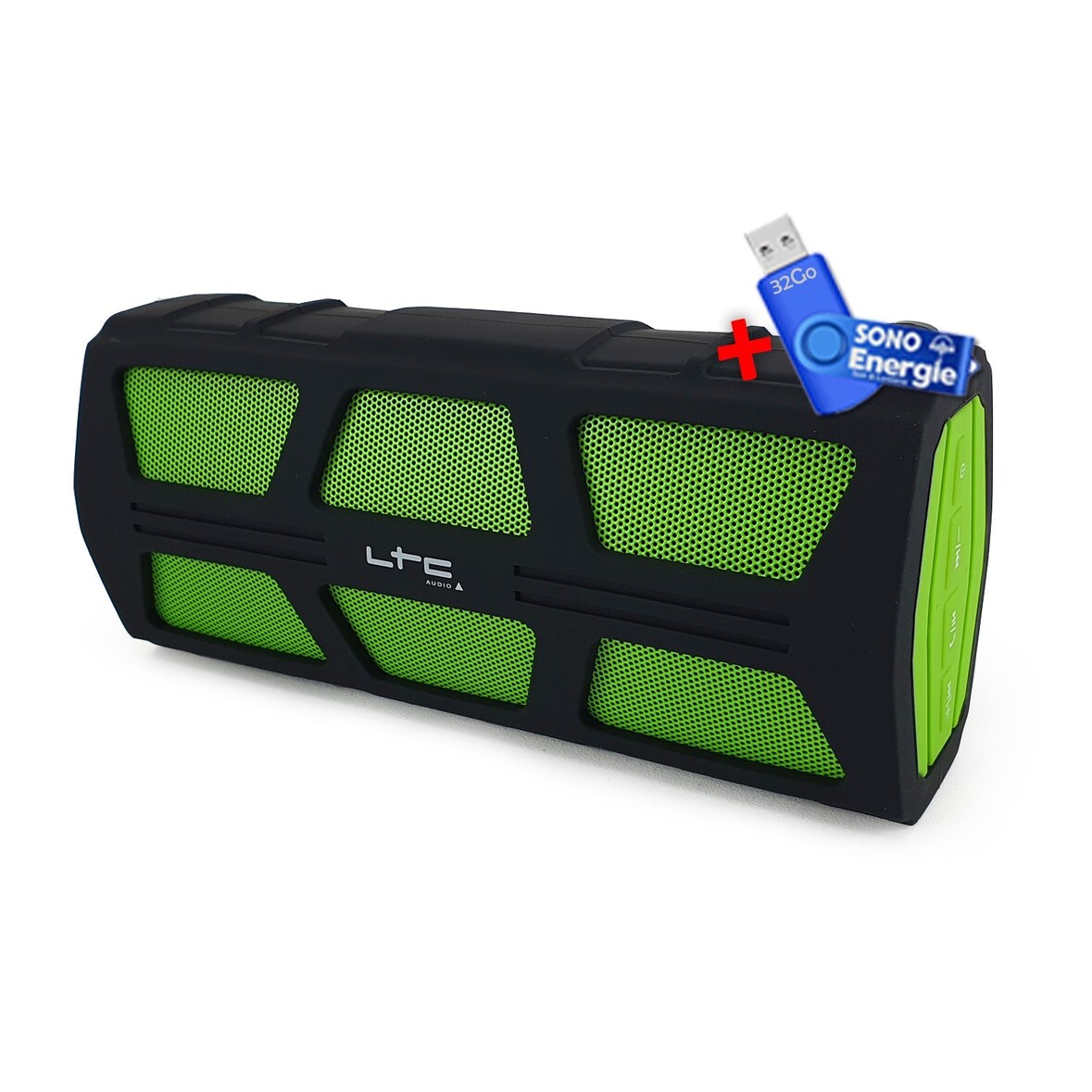Enceinte bluetooth autonome Ibiza sound Freesound15 sur batterie - AUX/BT - Kit main libre+Clé USB 32G