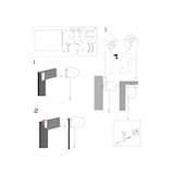 thumbnail of Estor enrollable opaco de poliéster Easyfix 37x180