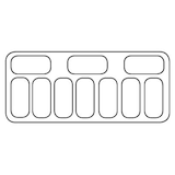 thumbnail of Chefgastro Speiseeisvitrine TENERIFE 10X5 Ltr BxTxH 1439x727x1229mm