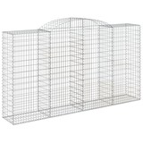 thumbnail of vidaXL Gabionen mit Hochbogen 10 Stk 300x50x160/180cm Verzinktes Eisen