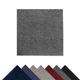 thumbnail of Loseta de moqueta gris medio 50 x 50 cm / caja 60 uds. - 15m² / hogar / oficina / comercio