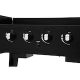 thumbnail of aro 6-Brenner Gasgrill, Grillfläche 106 x 48 cm, fahrbar, Stahl, schwarz