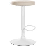 thumbnail of Sgabello da bar Ponte con rivestimento in similpelle crema/bianco